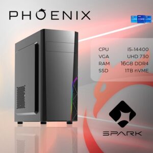 Stolno računalo Fenix 232 Intel i5 14400,16GB DDR4,NVMe SSD 1TB, dos
